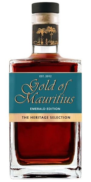 Gold of Mauritius  Heritage - Emerald  aged Mauritian rum  40% vol.  0.70 l