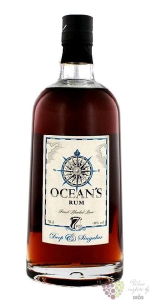 Oceans  Deep Singular  blended Caribbean rum 40% vol.  0.70 l