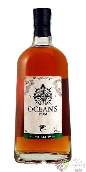 Oceans  Mellow Singular  blended Caribbean rum 40% vol.  0.70 l