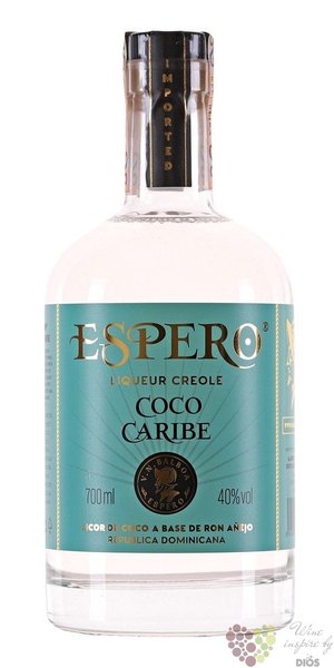 Espero  Coco Caribe  flavored Dominican rum 40% vol.  0.70 l