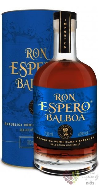 Espero  Balboa  aged blended Caribbean rum 40% vol.  0.70 l