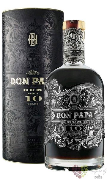 Don Papa aged 10 years Filipinian rum 43% vol.  0.70 l