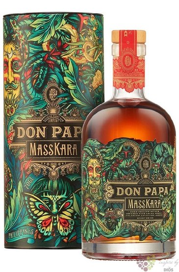 Don Papa  Masskara   aged 4 years Filipinian rum 40% vol.  0.70 l
