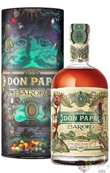Don Papa  Baroko Harvest  gift box aged Filipinian rum 40% vol.  0.70 l
