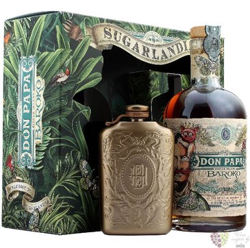 Don Papa  Baroko  Hip Flask aged Filipinian rum 40% vol.  0.70 l