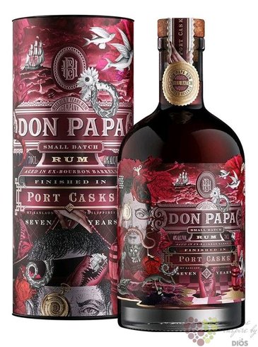 Don Papa  Port Cask  aged Filipinian rum 40% vol.  0.70 l