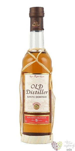 Old Distiller Santo Domingo „ Anejo ” aged 5 years Dominican rum 40% vol.    0.70 l