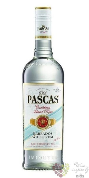 Old Pascas  Blanco  white Barbados rum 37.5% vol.  0.70 l