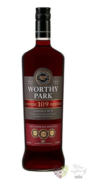 Worthy Park  Rum bar Barrel 109  aged Jamaican rum 54.4% vol. 0.70 l