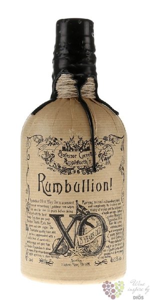 Professor Cornelius Ampleforths  Rumbullion Xo  aged 15 years English rum 46.2% vol.  0.50 l