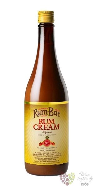 Worthy Park  Rum bar  Jamaican rum cream liqueur 17% vol.  0.75 l