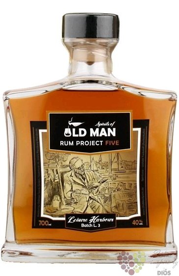 Old Man „ Project 5. Leisure Harbour ” aged Caribbean rum 40% vol.  0.70 l