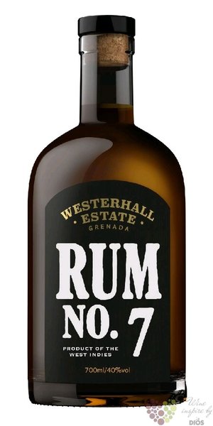 Westerhall Estate  Plantation no.7  aged rum of Grenada 43% vol.  0.70 l