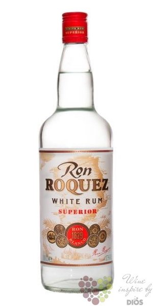 Roquez Superior white rum of Reunion by Fauconnier 37.5% vol.  0.70 l