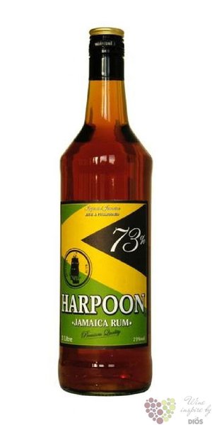 Harpoon aged Jamaican overproof rum 73% vol.   0.70 l