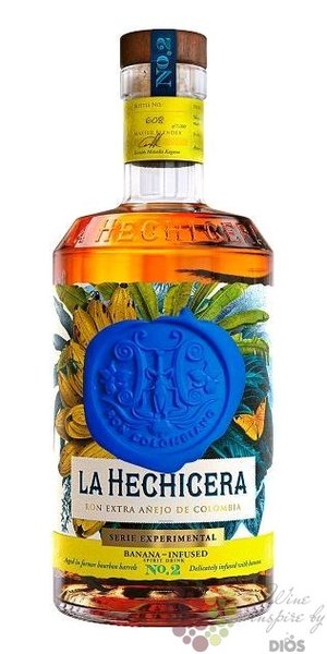 la Hechicera  Banana infused  aged Colombian rum 41% vol.  0.70 l