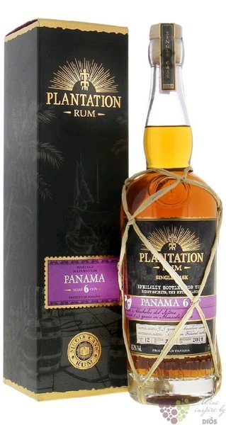 Plantation Single cask 2020  Alcoholes del Istmo 2014  aged Panamas rum 45.2% vol.  0.70 l