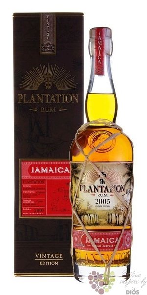 Plantation Vintage edition 2005  Jamaica  aged Caribbean rum 45.2% vol.  0.70l