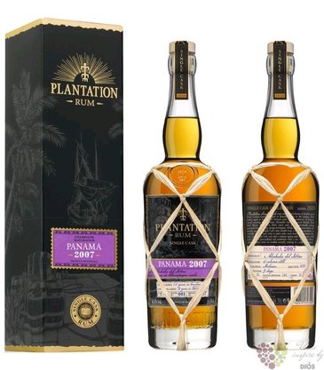 Plantation Single cask 2007 „ Alcoholes del Istmo ” aged Panamas rum 46% vol.  0.70 l