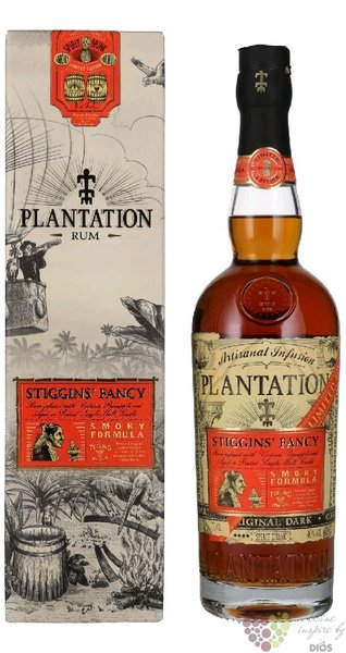 Plantation  Stiggins Fancy Smoky Formula  aged caribbean pineapple rum 40% vol.  0.70 l