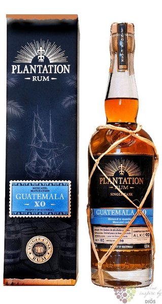 Plantation Single cask 2021  XO Guatemala  aged Guatemalan rum 43.5% vol.  0.70 l