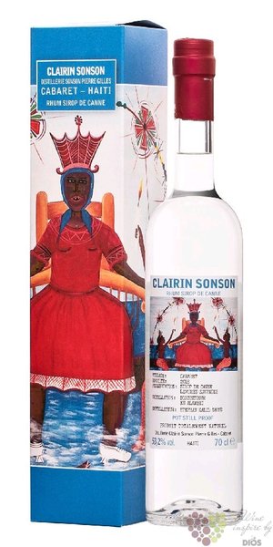Clairin  Sonson 2018  autentic Haiti rum 53.2% vol.  0.70 l