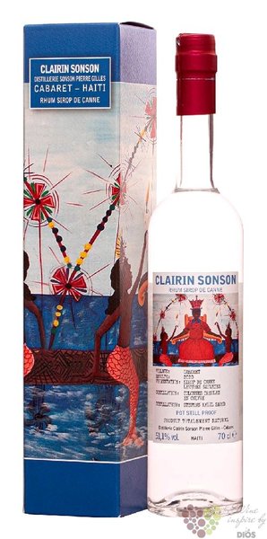 Clairin  Sonson 2020  autentic Haiti rum 51.1% vol. 0.70 l