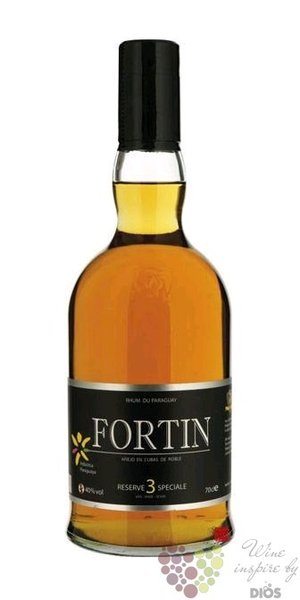 Fortin  Reserve especial  3 years old rum of Paraguay by Javier Diaz de Vivar40% vol.  0.70 l