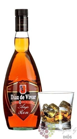 Diaz de Vivar 9 aos aged rum of Paraguay by Fortin Javier Diaz de Vivar 40% vol.   0.70 l