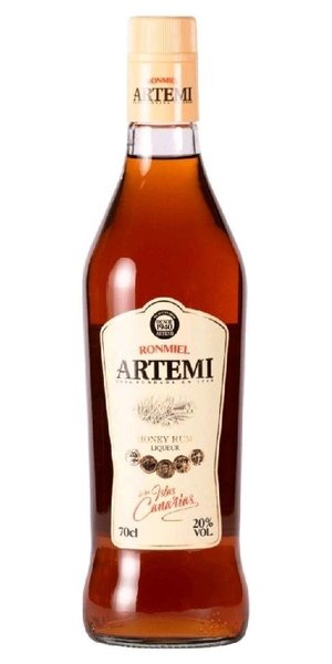 Arehucas  ron Artemi Miel  rum of Canaria Islands 20% vol.  0.70 l
