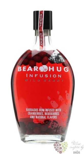 Bear Hug  Wild Berry  flavored American rum 21% vol. 1.00 l