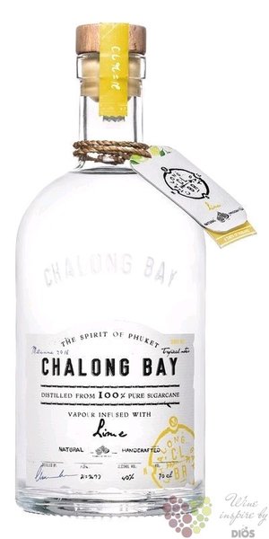 Chalong bay  Lime  Thailand Phuket infused white rum 40% vol.  0.70 l