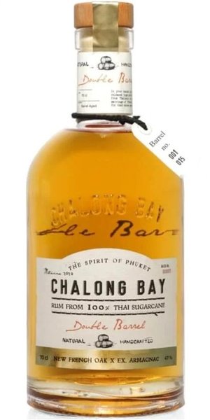 Chalong bay Double Barrel  French Oak &amp; Armagnac  Thailand rum 47% vol.  0.70 l