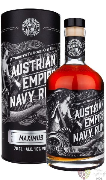 Austrian Empire Navy  Maximus  aged rum of Barbados 40% vol.  0.70 l