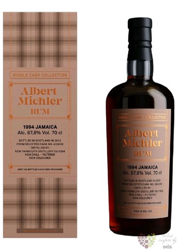 Albert Michler Single Cask 1994  Jamaica  aged rum 67.8% vol. 0.70 l