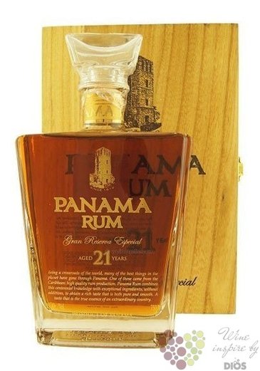 Panama  Gran reserva especial  aged 21 years Panamas rum 40% vol.  0.70 l