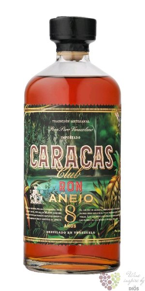 Caracas Club  Anejo  aged 8 years Venezuelan rum 40% vol.  0.70 l