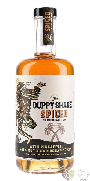 Duppy Share  Spiced  flavored Caribbean rum 37.5% vol.  0.70 l