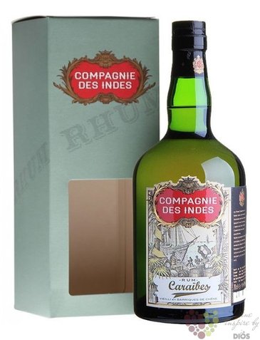 Compagnie des Indes  Caraibes  aged caribbean rum 40% vol.  0.70 l
