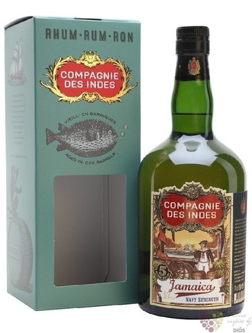 Compagnie des Indes  Jamaica  aged 5 years rum 40% vol.  0.70 l