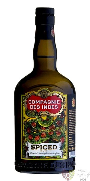Compagnie des Indes  Spiced  aged caribbean rum 40% vol.  0.70 l