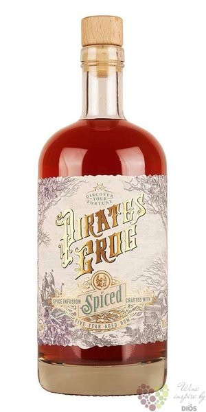 Pirates Grog  Spiced  flavored Honduras rum 37.5% vol.  0.70 l