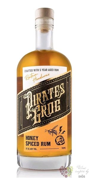 Pirates Grog  Spiced Honey  flavored Honduras rum 37.5% vol.  0.70 l