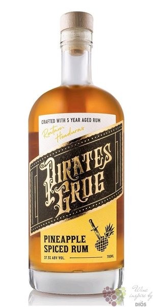 Pirates Grog  Spiced Pineapple  flavored Honduras rum 37.5% vol.  0.70 l