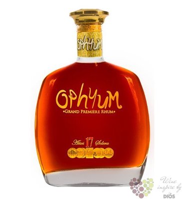 Oliver &amp; Oliver  Ophyum 17 aos  Dominican rum 40% vol.  0.70 l