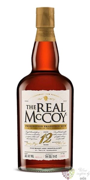 the Real McCoy  Prohibition Tradition 100 Proof  Barbados rum 50% vol.  0.70 l