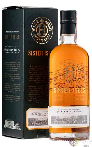 Sister Isles wine barrels reserve  West Indies  aged rum of St. Kitts &amp; Nevis40% vol.  0.70 l