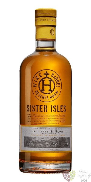 Sister Isles wine barrels reserve  Vermut cask  aged rum of St. Kitts &amp; Nevis 45% vol.  0.70 l