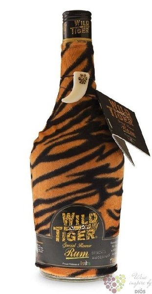 Wild Tiger  Special reserve  aged Indian rum 40% vol.  0.70 l