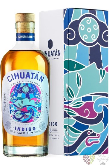 Cihuatán „ Indigo ” aged 8 years el Salvador rum 40% vol.  0.70 l